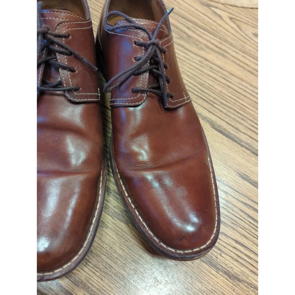 Men's 9.5 M Cole Haan Brown Chestnut‎ Leather Comfort Dress Shoes